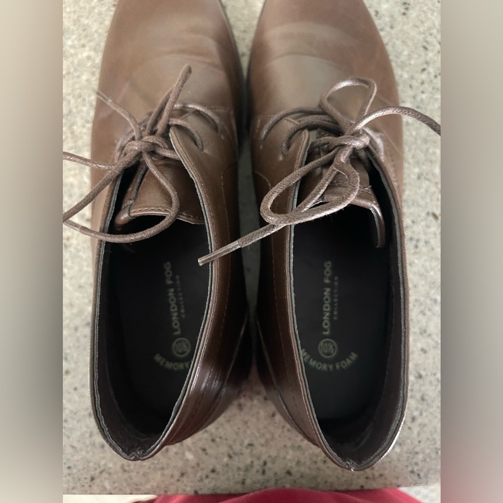 London Fog Men’s Blackburn Chukka Boots in Brown Size 10.5 - Picture 8 of 10